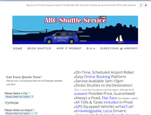 Tablet Screenshot of abcshuttleservice.com